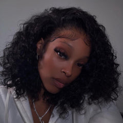 13x4 HD Lace Curly Bob Wig